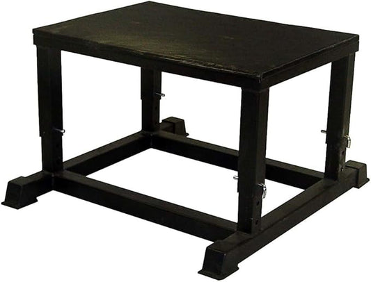 Ader Heavy Duty Adjustable 14"-16"-18"-20" Plyometric Platform Box- Club Level