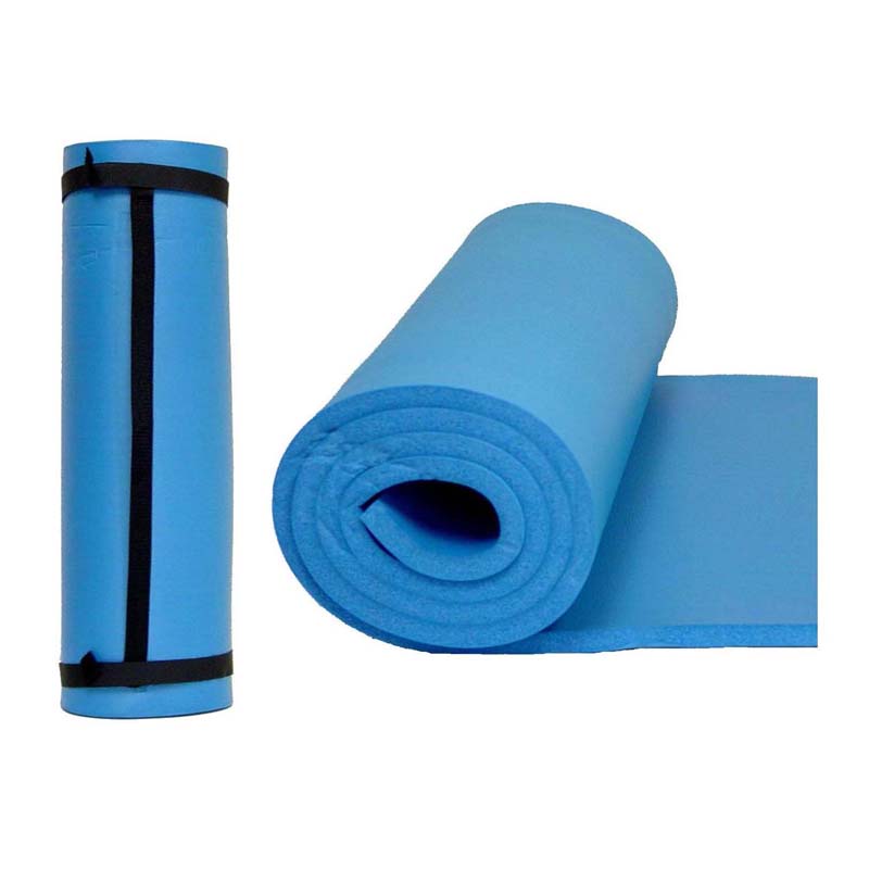 Blue Anti Microbial Rolled Durafoam 24" X 72" X 1/2"H W/Carrying Strap