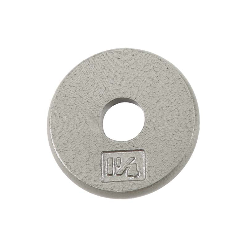 Ader Standard Cast Iron Weight Plate Pair- 1.25LB, Gray