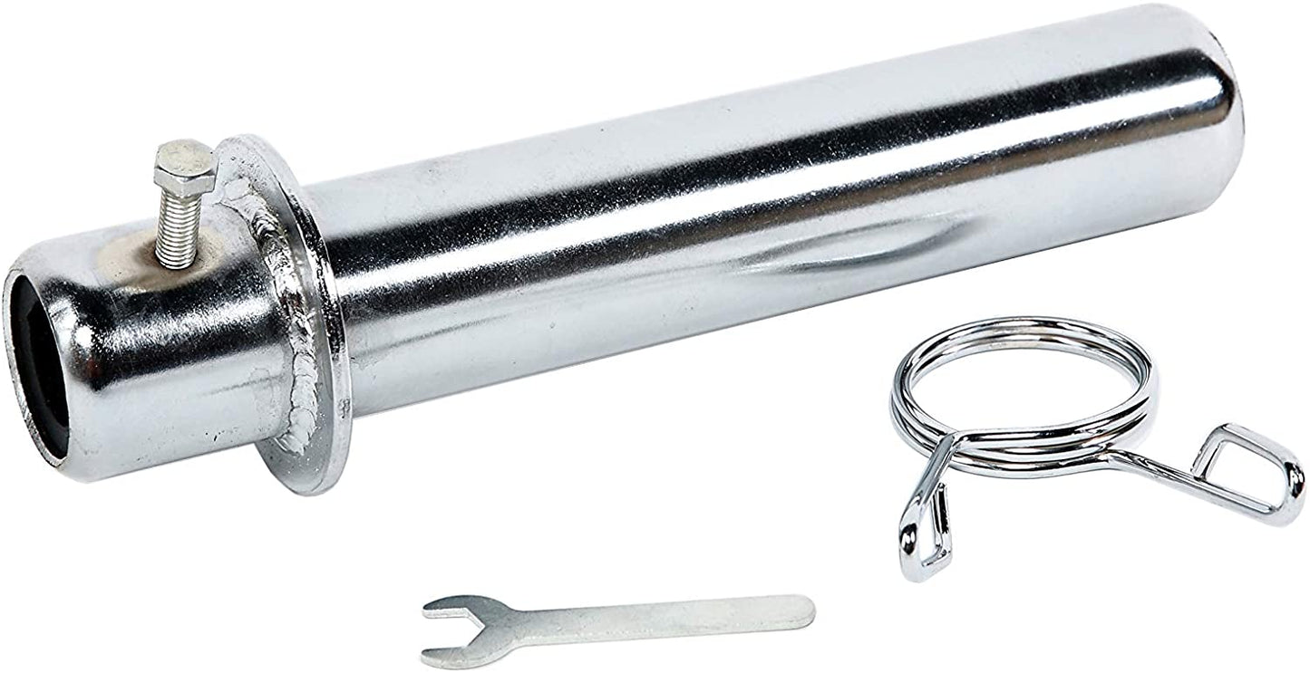 Ader Sporting Goods 8" Chrome/Zinc Olympic (O.D. 1.875") Adapter Sleeve Pair