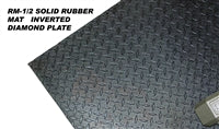 Organic Green Rubber Mat Set- 4'x6'x1/2" SuperMat Black