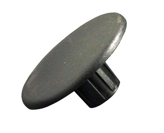 2.5" Diameter T-Cap - Foam Roller Retainer Cap Plug - TEXTURED Matte Black Surface