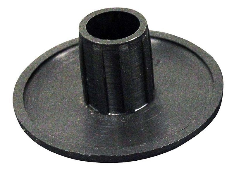 2.5" Diameter T-Cap - Foam Roller Retainer Cap Plug - TEXTURED Matte Black Surface